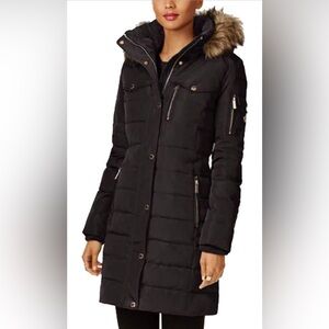 Michael Kors Women’s Down Coat with Chest Pockets -Size 1X
